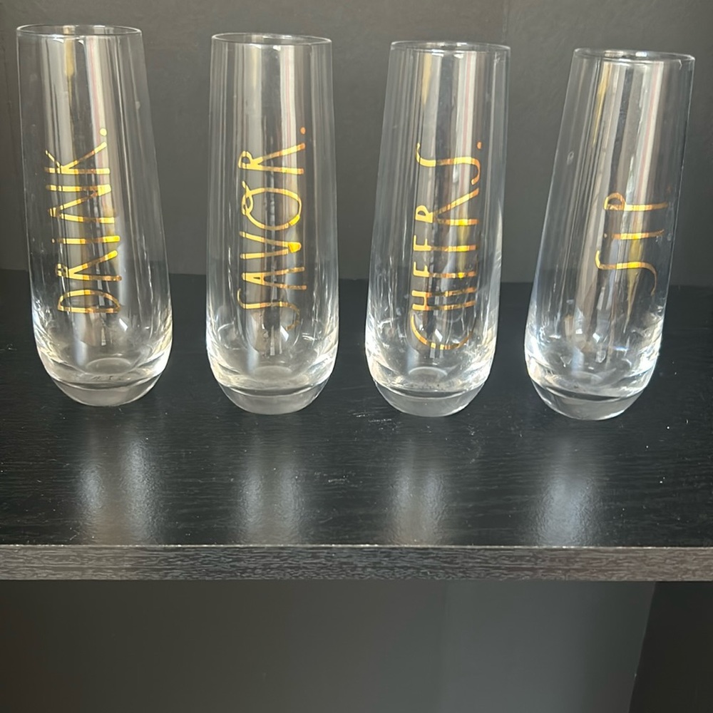 Rae Dunn glasses